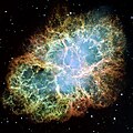 Niwlen ster an Kanker - skeusen gans an Pellweller Efanvos Hubble