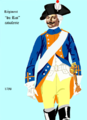 l'uniforme du régiment de 1786 à 1791