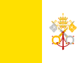 Flag of the Papal States in periods 1825-1849 and 1849-1870