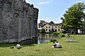 Gravensteen (Kontlar Kalesi) çevresinde insanlar