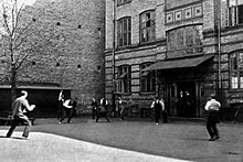 Gymnasiet Vester Borgdydsskolen cirka 1916