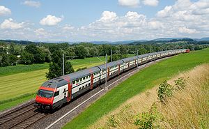 IC2000 Zürich–Luzern Steuerwagen voraus