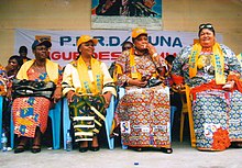 Tshala (second from right) in Kinshasa in 2014