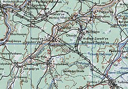 Вереб'їнський залізничний обхід на карті