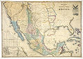 Image 28"Mapa de los Estados Unidos de Méjico by John Distrunell, the 1847 map used during the negotiations of the Treaty of Guadalupe Hidalgo ending the Mexican–American War. (from History of cartography)