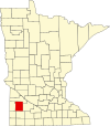 State map highlighting Lyon County