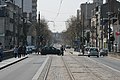 Vue vers le sud et l’avenue Dauphine.