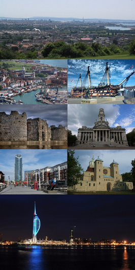 Een collage van Portsmouth