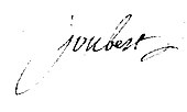 signature de Pierre-Mathieu Joubert