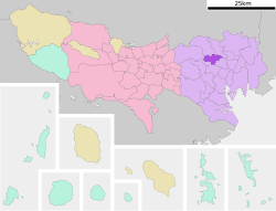 豐島區位置圖