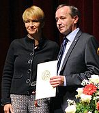Verleihung des Denkmalpreises durch Martina Münch