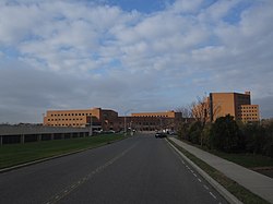 The Suffolk County court buildings in Central Islip in 2009.