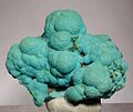 Chrysocolle de la mine de l'étoile du Congo, Lubumbashi.