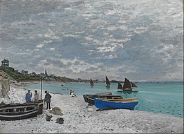 Het strand van Sainte-Adresse