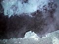 En aquesta fumarola hidrotermal de les illes Marianes s'han mesurat temperatures de 187 °C
