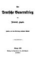 Fr. Engels, hrsg. 1870, Der deutsche Bauernkrieg