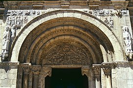 Porte de l'Agneau de la Basilique de San Isidoro de León.