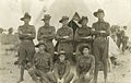 Men from the 74th (Boothby) Regiment during a training camp, c. 1915.