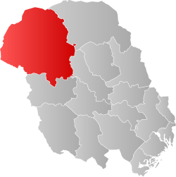 Vinje – Mappa