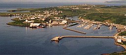 Sand Point, centralort i Aleutians East Borough.