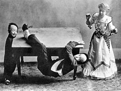 Die Three Keatons, Aufnahme von 1901