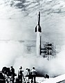 Start eines modifizierten A4 von Cape Canaveral, 24. Juli 1950