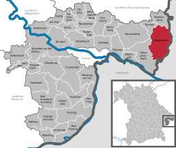 Läget för Wegscheid i Landkreis Passau