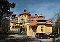 Šimsovo sanatorium, dnešní Kojenecký ústav v Praze-Krči, arch. Bohuslav Černý
