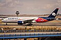 An Aeromexico Boeing 777 at Madrid-Barajas Airport in 2015.