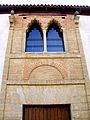 Vano geminado polilobulado en el Real Monasterio de Santa Clara en Astudillo (Palencia)