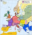 Europa en 1180.