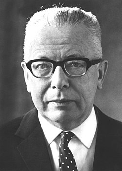 Gustav Heinemann vuonna 1969.