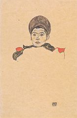 Egon Schiele, Prisonnier russe, 1915.