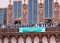 Image 18Reception of Germany women's national football team, after winning the 2009 UEFA Women's Championship, on the balcony of Frankfurt's city hall "Römer" (from UEFA Women's Championship)