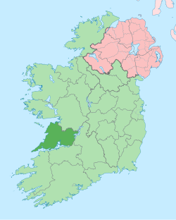 Contea di Clare (Irlanda) - Localizzazione