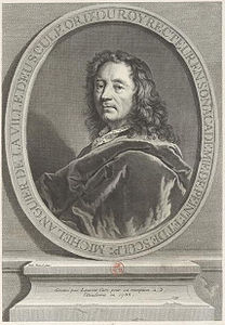 Michel Anguier par Cars d'après Revel (1733) château de Versailles.