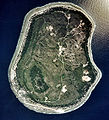 Satelitná snímka Nauru