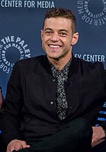 Imaxe de Rami Malek en 2015.