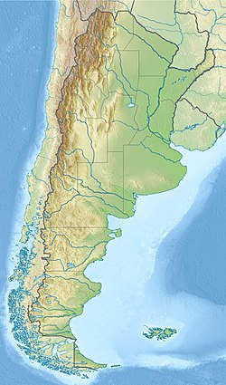 Антофалья. Карта розташування: Аргентина