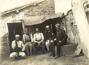 Hendrik Reimers, Dutch captain of the International Gendarmerie, captured by rebels (June 1914)