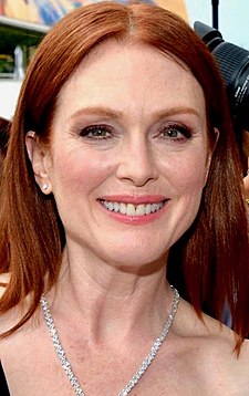 Julianne Moore na Filmovém festivalu v Cannes v roce 2018