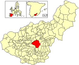 Güéjar Sierra - Localizazion