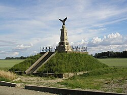 A Tiszaújlak határában álló Turul-emlékmű