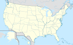 Ely (olika betydelser) på en karta över USA