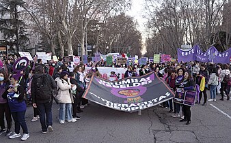 8M 2022 Madrid. Insumisas rebeldes: antirracistas siempre.