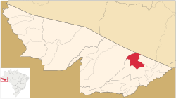 Location of municipality in Acre State