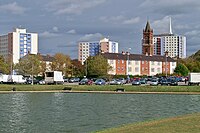 Holy Trinity's campanile as viewed from Walpole Park