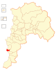 Map of the El Quisco commune in Valparaíso Region