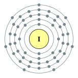 碘的電子層（2, 8, 18, 18, 7）