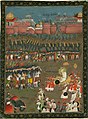 Image 6Aurangzeb during the Siege of Golconda, 1687 (from History of Hyderabad)